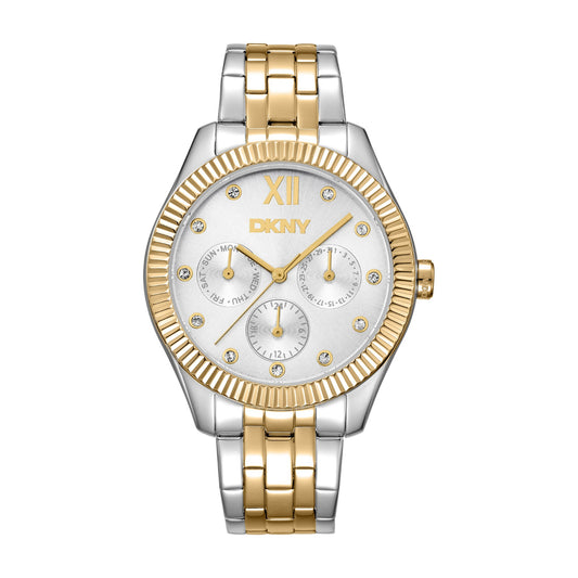 DKNY Everyday Multifunction Two Tone Stainless Steel Bracelet