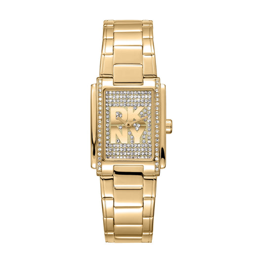 DKNY Logo Gold Stainless Steel Bracelet