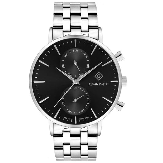 Gant Park Hill Day-Date Silver Stainless Steel Bracelet