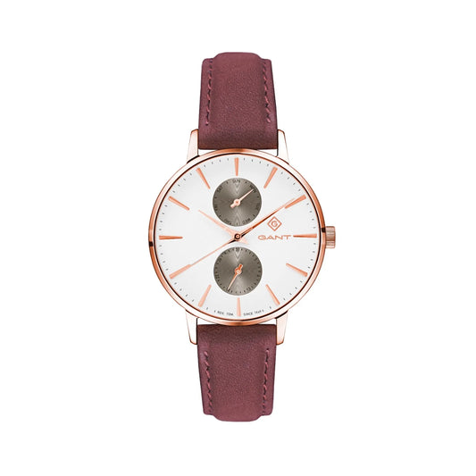 Gant Park Avenue Day-Date Leather Strap