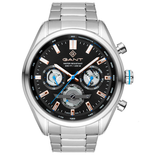 Gant Ridgefield III Multifunction Silver Stainless Steel Bracelet