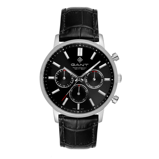 Gant Easthill Day-Date Multifunction Leather Strap