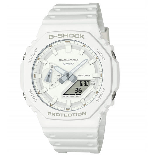 Casio G-Shock Tone on Tone White Rubber Strap