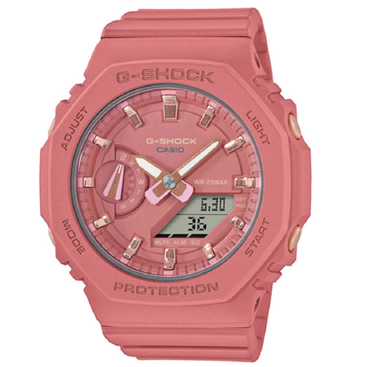 Casio G-Shock Chronograph Pink Rubber Strap