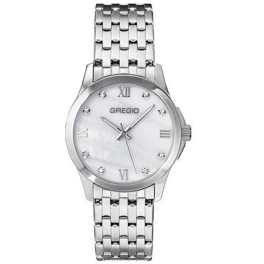 Gregio Noel Silver Stainless Steel Bracelet