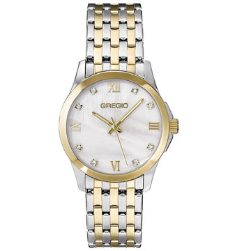 Gregio Noel Two Tone Stainless Steel Bracelet