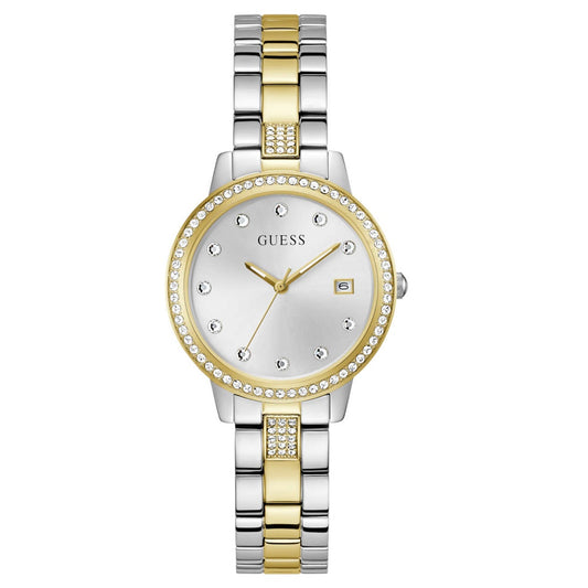 Guess Heartless Two Tone Stainless Steel Bracelet