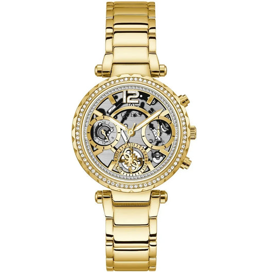Guess Solstice Multifunction Gold Stainless Steel Bracelet