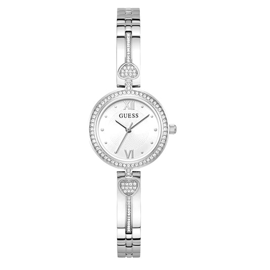 Guess Lovely Silver Stainless Steel Bracelet