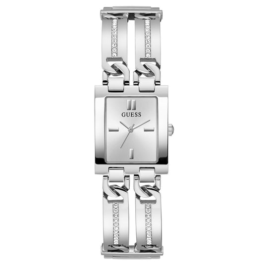 Guess Mod ID Silver Stainless Steel Bracelet