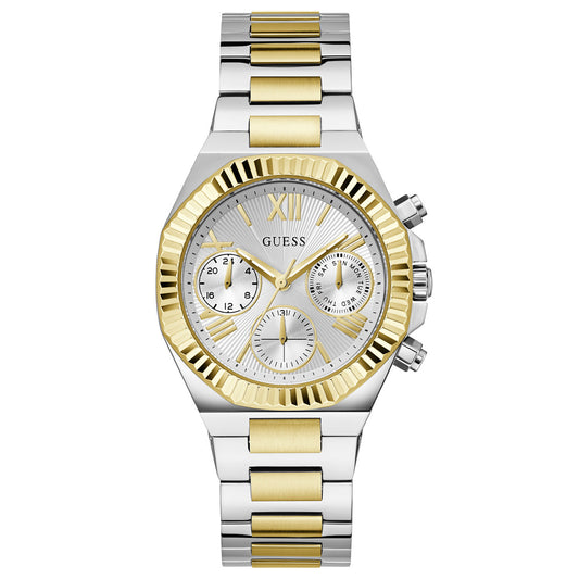 Guess Equality Multifuction Two Tone Stainless Steel Bracelet