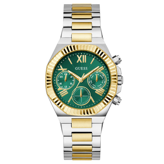 Guess Equality Multifuction Two Tone Stainless Steel Bracelet