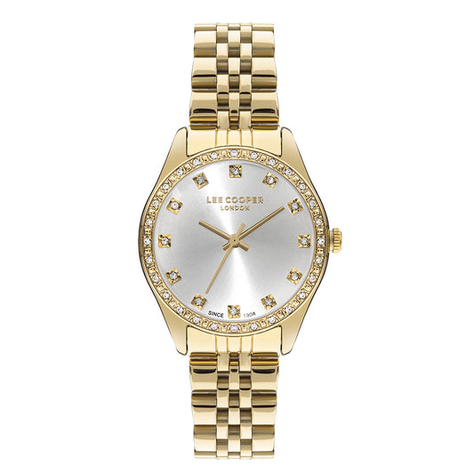 Lee Cooper 818 Crystals Gold Metallic Bracelet