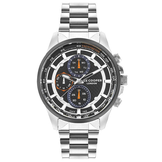 Lee Cooper 852 Multifunction Silver Metallic Bracelet
