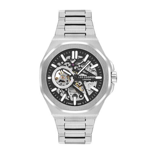 Lee Cooper Automatic Silver Metallic Bracelet