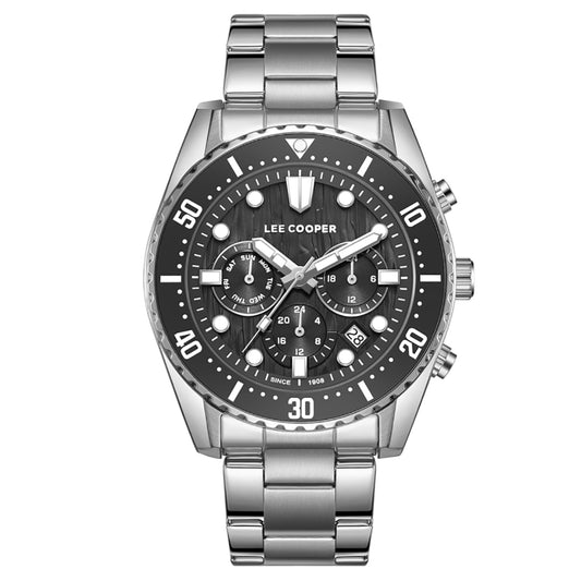 Lee Cooper Multifunction Black Metallic Bracelet