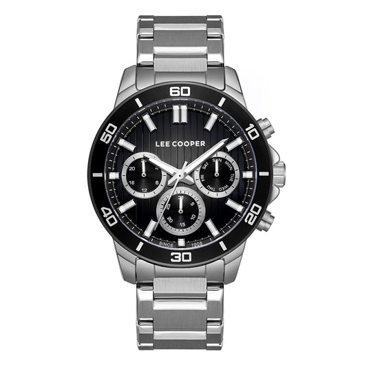 Lee Cooper Multifunction Silver Metallic Bracelet