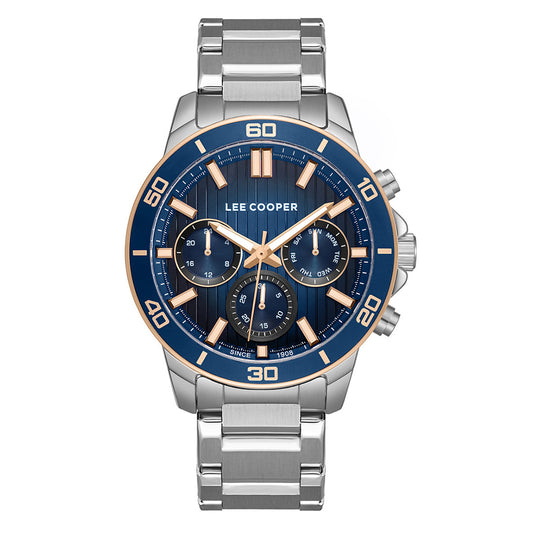 Lee Cooper Multifunction Silver Metallic Bracelet
