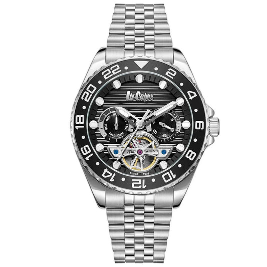 Lee Cooper Automatic Silver Metallic Bracelet