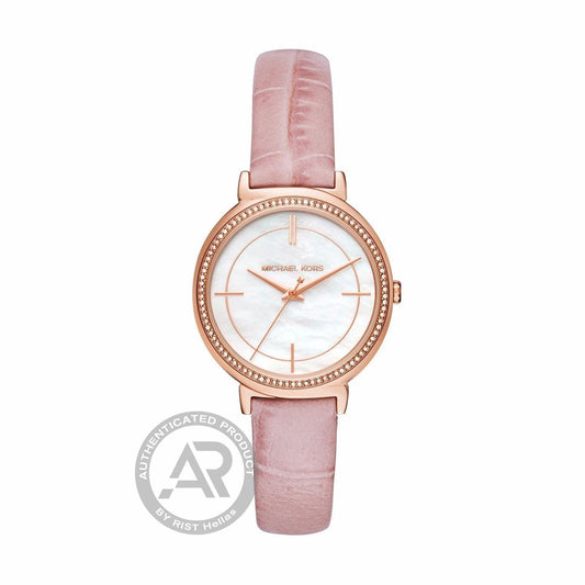 Michael Kors Cinthia Pink Leather Strap