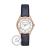 Michael Kors Mini Lauryn Blue Leather Strap