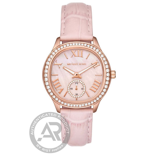 Michael Kors Sage Pink Leather Strap