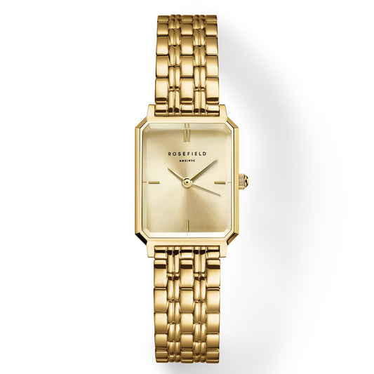 Rosefield Octagon XS Champagne Gold Stainless Steel Bracelet