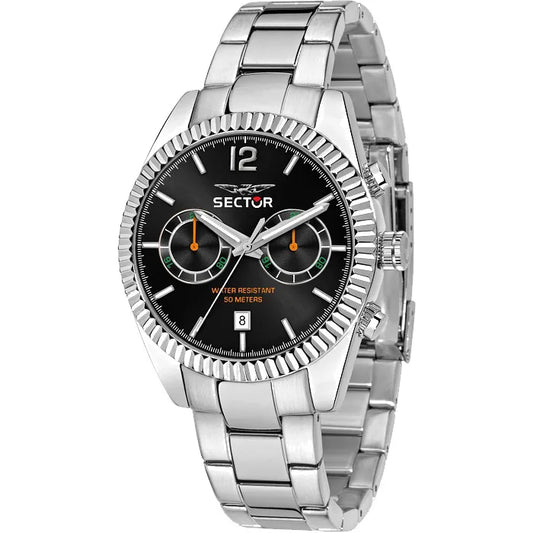 Sector 240 Silver Stainless Steel Bracelet