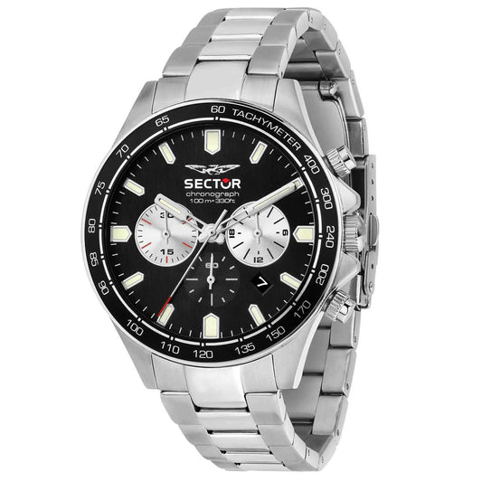 Sector 230 Chronograph Silver Stainless Steel Bracelet