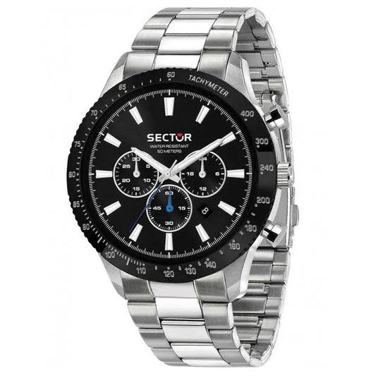 Sector 270 Chronograph Silver Stainless Steel Bracelet