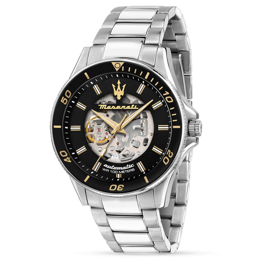 Maserati Sfida Automatic Silver Stainless Steel Bracelet