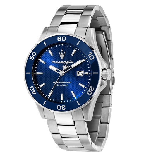 Maserati Competizione Silver Stainless Steel Bracelet