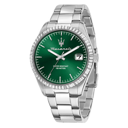 Maserati Competizione Silver Stainless Steel Bracelet