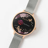 Reflex Active Pink Silver Garden Silver Stainless Steel Bracelet