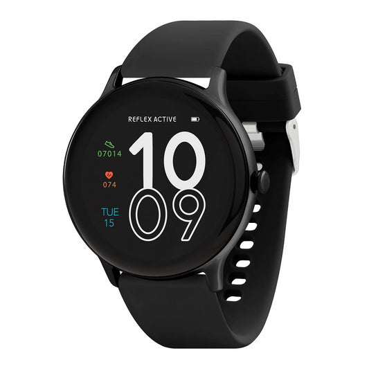 Reflex Active Series 22 Black Rubber Strap
