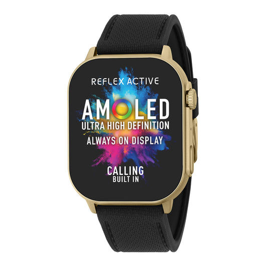 Reflex Active Series 29 Black Rubber Strap