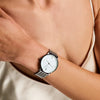 Rosefield The Pearl Edit Silver Stainless Steel Bracelet