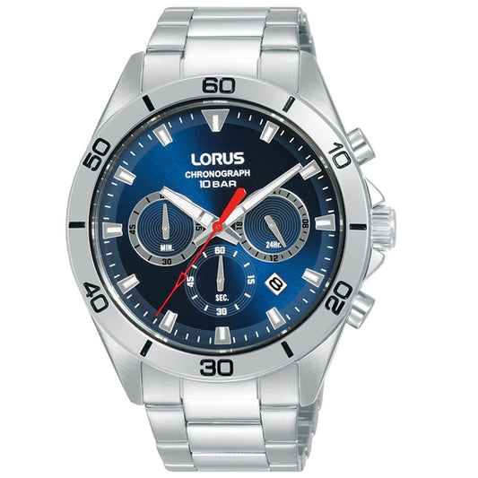 Lorus Sports Chronograph Silver Stainless Steel Bracelet