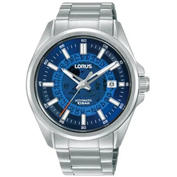 Lorus Classic Mechanical Automatic Silver Stainless Steel Bracelet