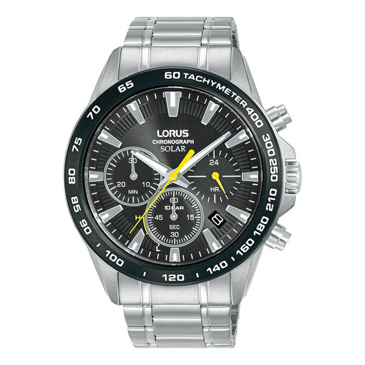 Lorus Sports Solar Silver Stainless Steel Bracelet