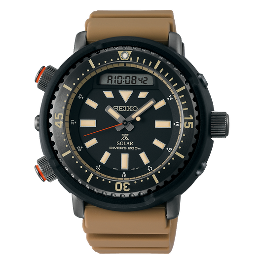 Seiko Prospex Street Series 'Arnie' Safari Edition Brown Rubber Strap