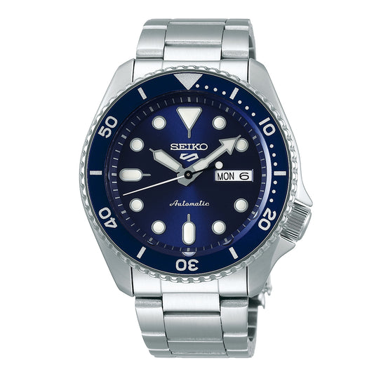 Seiko 5 Sports Automatic Silver Stainless Steel Bracelet