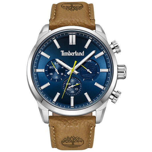 Timberland Henniker II Multifunction Brown Leather Strap