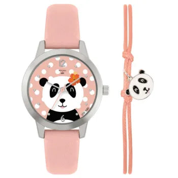 Tikkers Pink Leather Strap