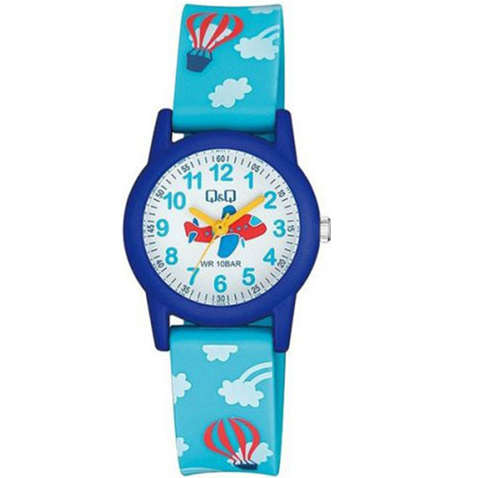 Q&Q Light Blue Rubber Strap