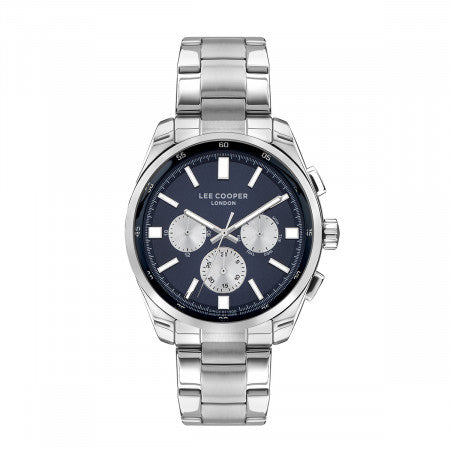 Lee Cooper Multifunction Silver Metallic Bracelet