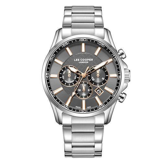 Lee Cooper Multifunction Silver Metallic Bracelet