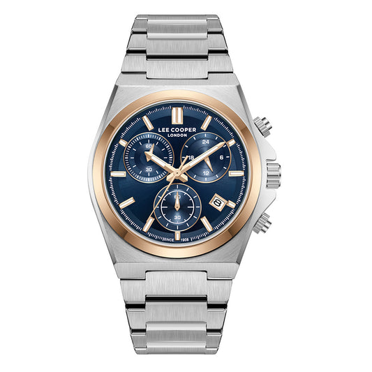 Lee Cooper Chronograph Silver Metallic Bracelet