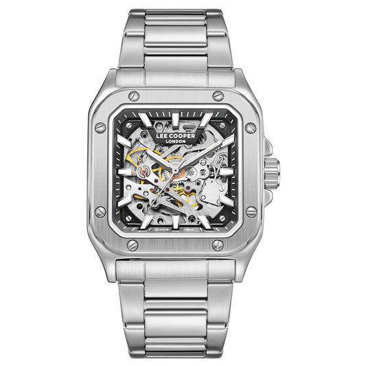 Lee Cooper Automatic Silver Metallic Bracelet