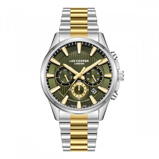 Lee Cooper Multifunction Two Tone Stainless Steel Bracelet